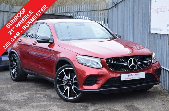Mercedes-Benz GLC Class 2017 3.0 Glc43 V6 Amg Premium Plus Coupe Pet Red