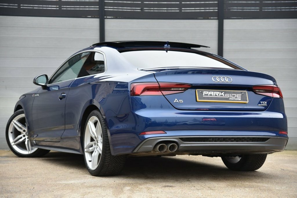 Audi A5 2L S Line KY67WCX Blue #3