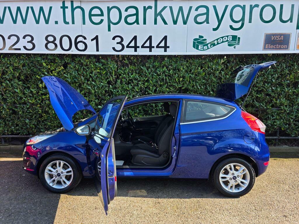 Ford Fiesta 1.25 Zetec Euro 6 GY65AOS Blue #4