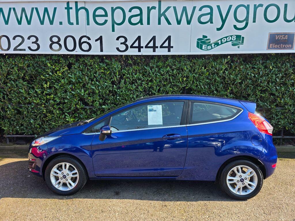 Ford Fiesta 1.25 Zetec Euro 6 GY65AOS Blue #3