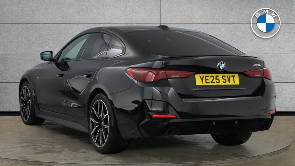 BMW 4 Series Gran Coupe 420I M Sport Gran Coupe YE25SVT Black #4