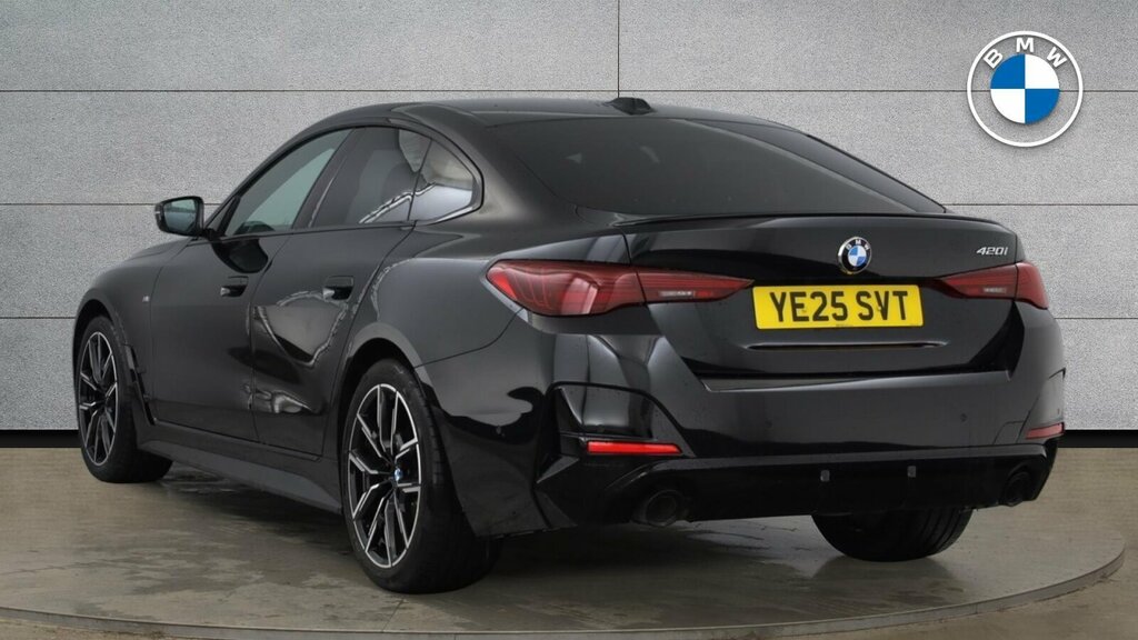 BMW 4 Series Gran Coupe 420I M Sport Gran Coupe YE25SVT Black #3