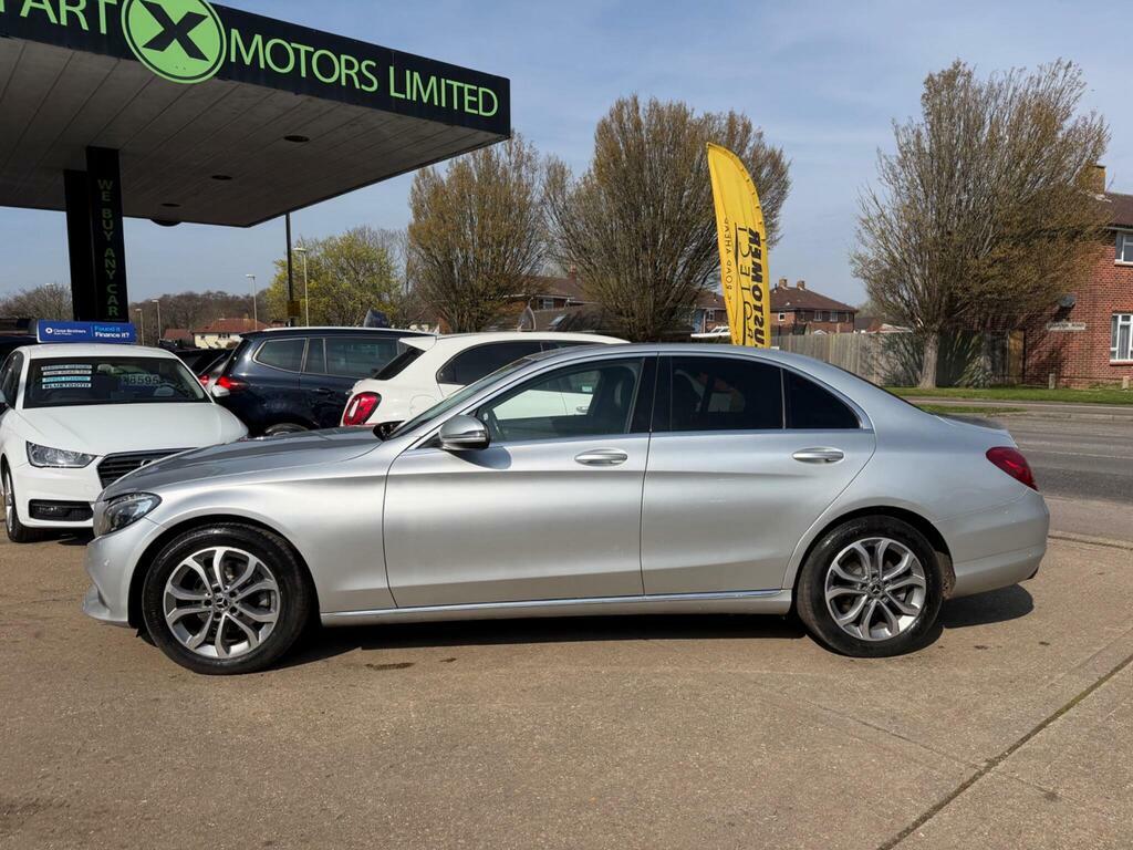Mercedes-Benz C Class 2.1 C220d Sport G-tronic Euro 6 S S KP17HFF Silver #4