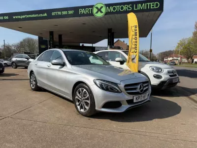 Mercedes-Benz C Class 2.1 C220d Sport G-tronic Euro 6 S S KP17HFF Silver