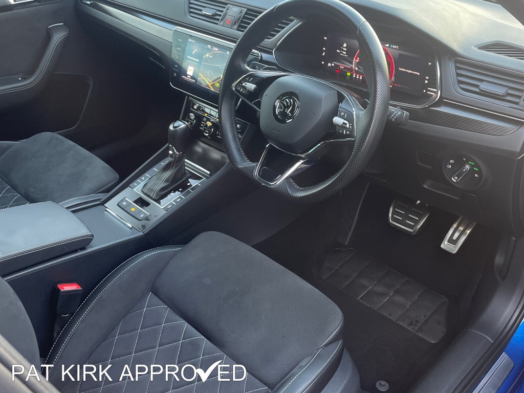Skoda Superb 2.0 Tdi Cr Sport Line Plus Dsg KR73XUO Blue #4