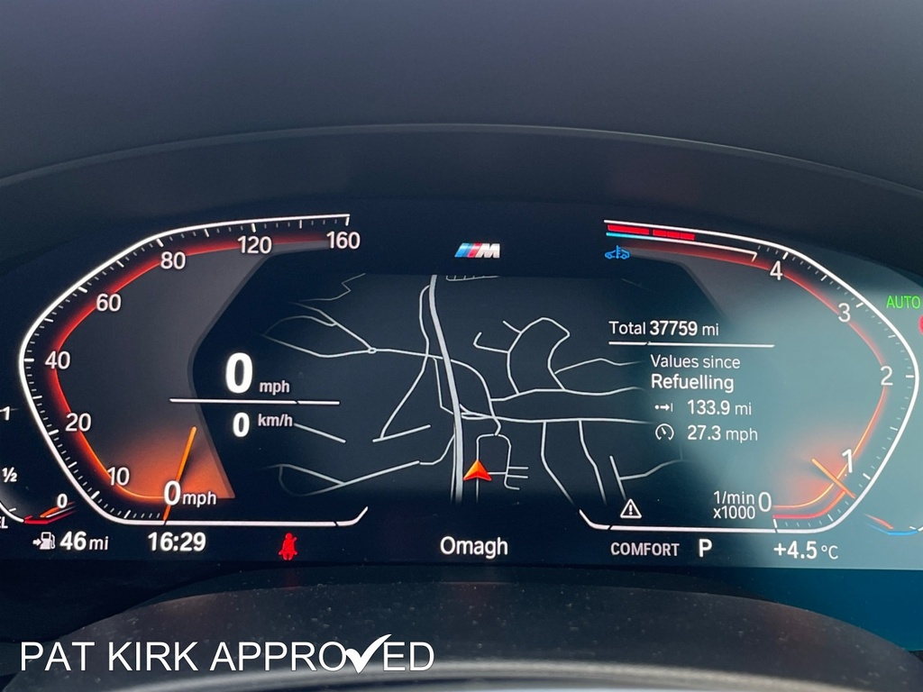 BMW 5 Series 520D Mht M Sport Step Pro Pack YG22VBN Blue #6