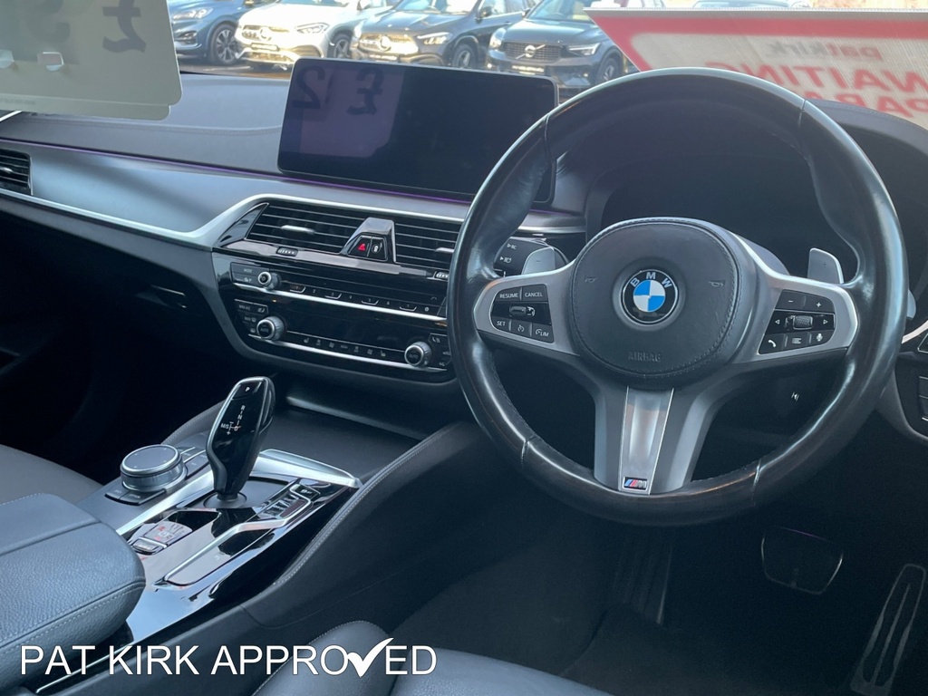 BMW 5 Series 520D Mht M Sport Step Pro Pack YG22VBN Blue #4