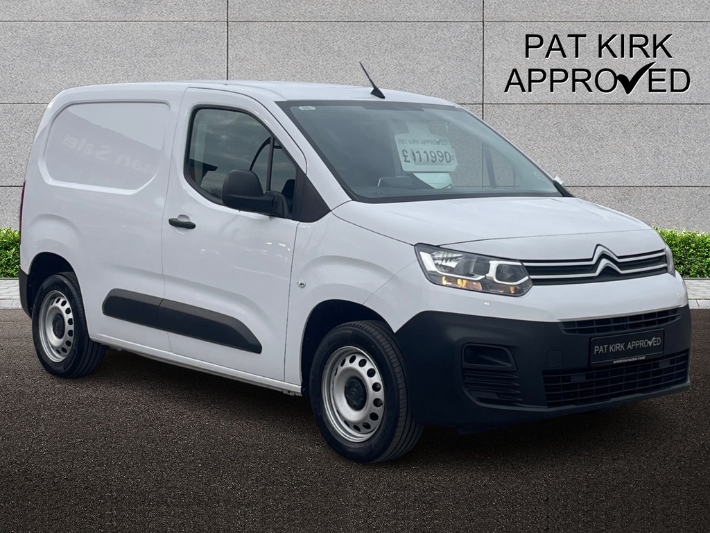 Citroen Berlingo 1.5 Bluehdi 1000Kg Enterprise Ed 100Ps 6 Speed Ss White