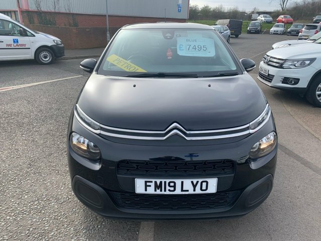 Citroen C3 2019 1.2 Puretech Feel Hatchback FM19LYO Black #2