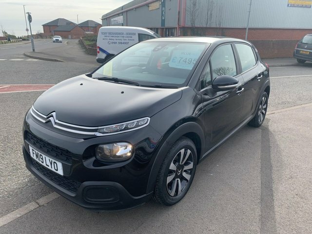 Citroen C3 2019 1.2 Puretech Feel Hatchback FM19LYO Black #3