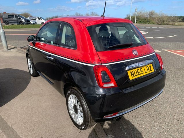 Fiat 500 2015 1.2 Lounge Hatchback Euro 6 NU65LRZ Black #4