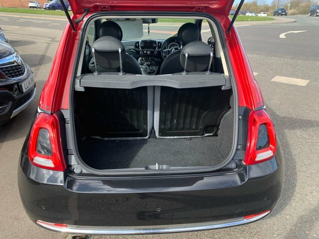 Fiat 500 2015 1.2 Lounge Hatchback Euro 6 NU65LRZ Black #6