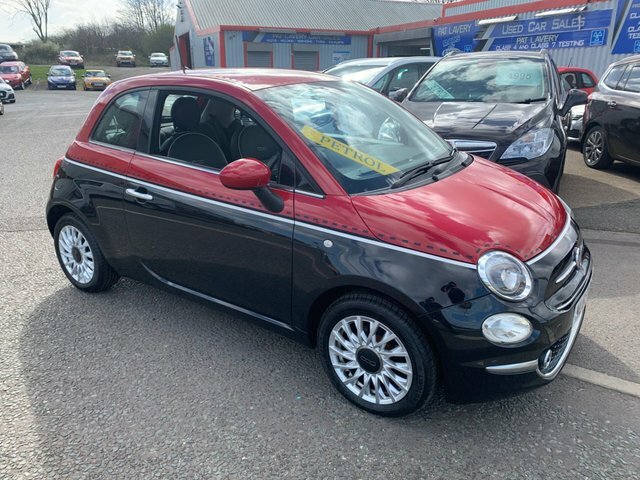 Fiat 500 2015 1.2 Lounge Hatchback Euro 6 Black