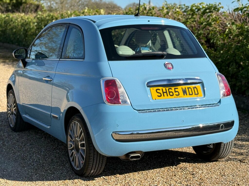 Fiat 500 1.2 Eco Lounge Euro 6 Ss SH65WDD Blue #4
