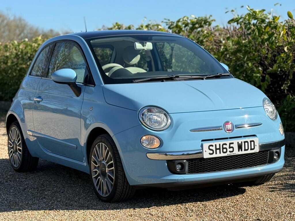 Fiat 500 1.2 Eco Lounge Euro 6 Ss SH65WDD Blue #5