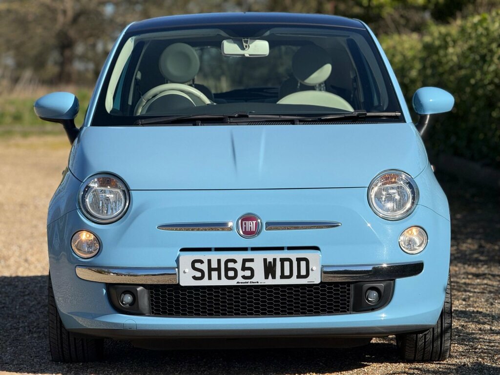 Fiat 500 1.2 Eco Lounge Euro 6 Ss SH65WDD Blue #2