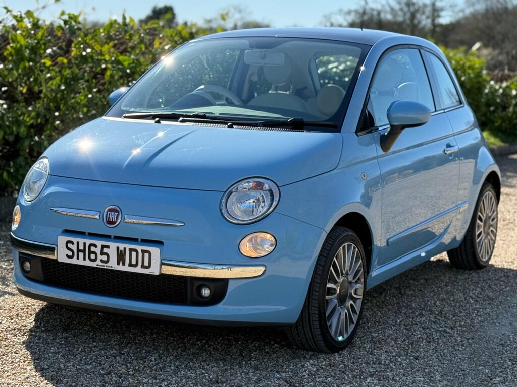 Fiat 500 1.2 Eco Lounge Euro 6 Ss SH65WDD Blue #3