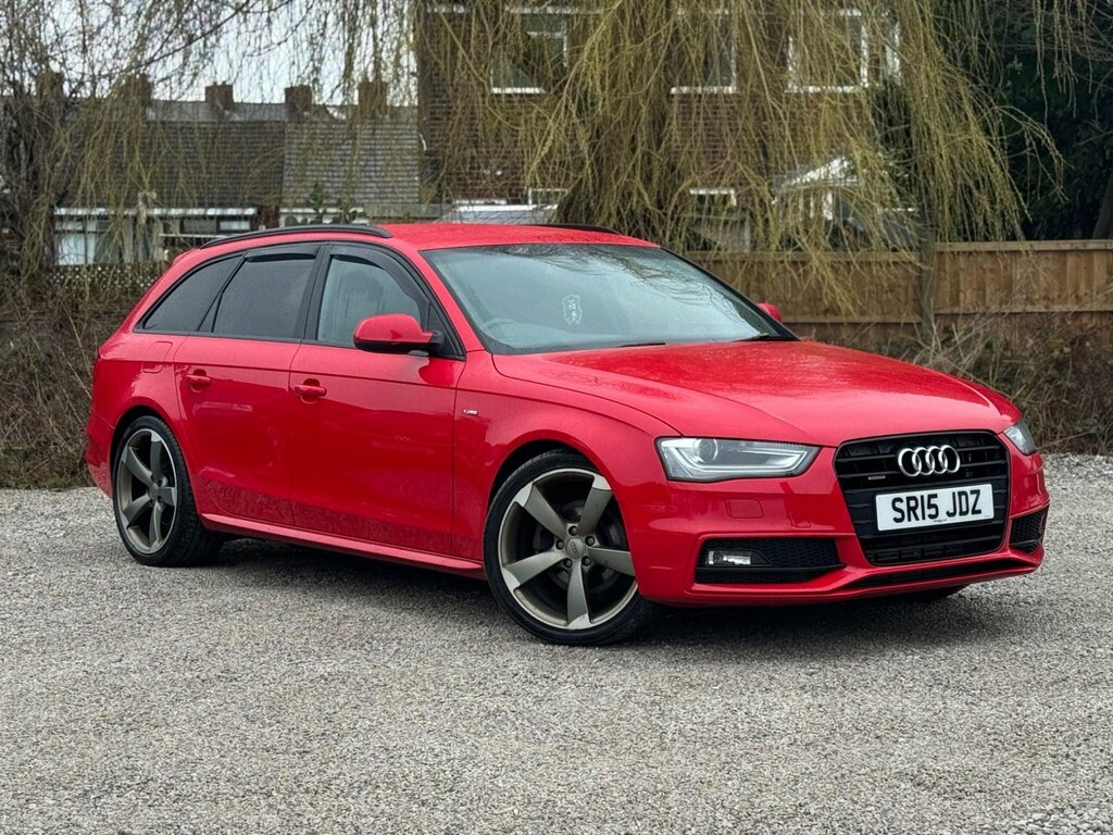Audi A4 Avant 2.0 Tdi Black Edition Estate S Tronic Q Red