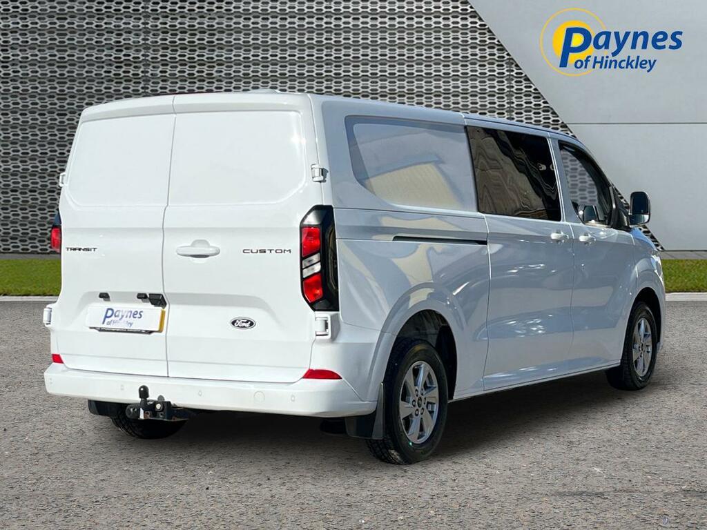 Ford Transit Custom 2.0 320 Ecoblue Limited Crew Van L2 H1 Euro 6 KX74ONB White #3