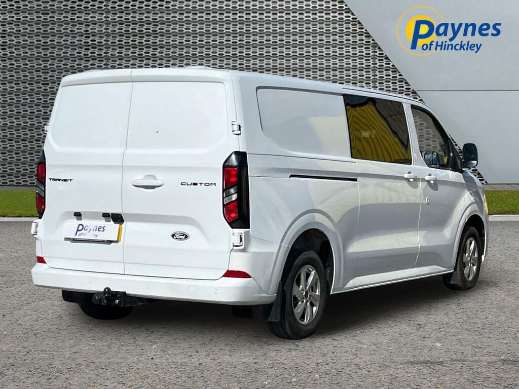 Ford Transit Custom 2.0 320 Ecoblue Limited Crew Van L2 H1 Euro 6 Ss KX74ONF White #3