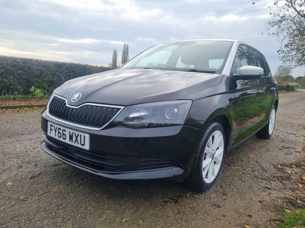 Skoda Fabia Hatchback 1.0 Colour Edition Euro 6 Ss 201 FY66WXU Black #6