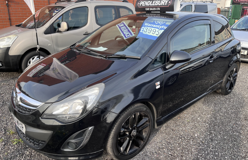 Vauxhall Corsa Hatchback PK63MYP Black #2