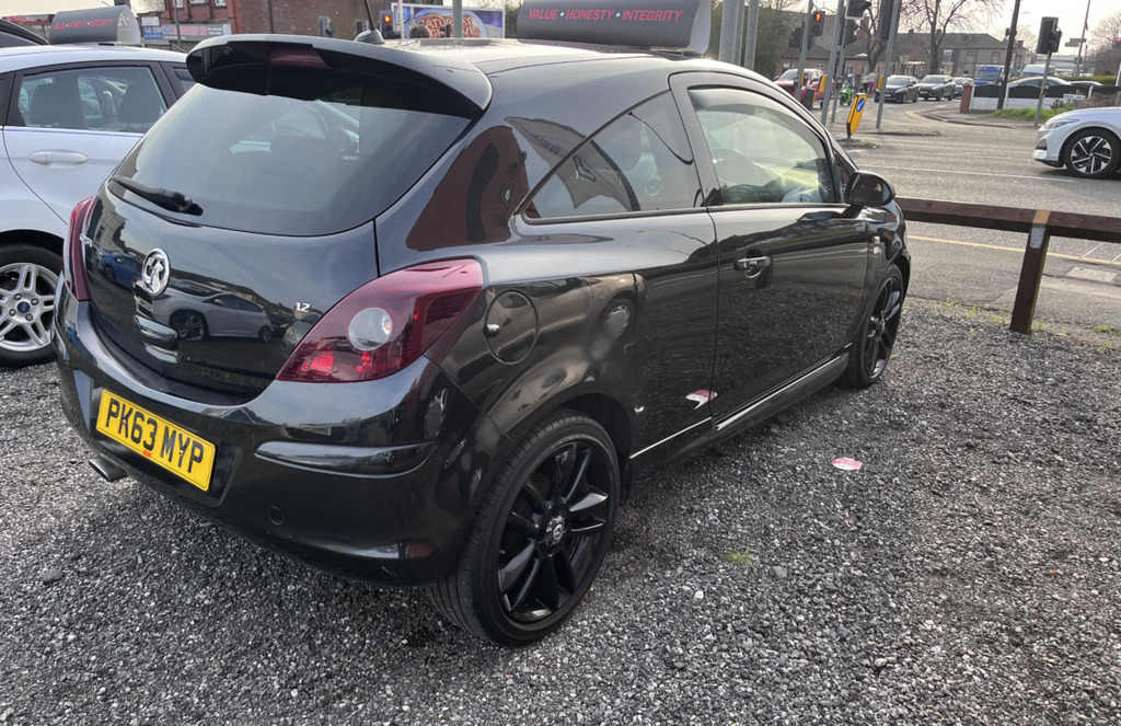 Vauxhall Corsa Hatchback PK63MYP Black #4