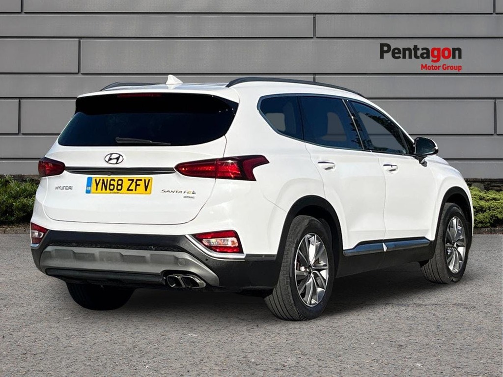 Hyundai Santa Fe Santa Fe Estate 2.2 Crdi Premium 4Wd Au YN68ZFV White #4