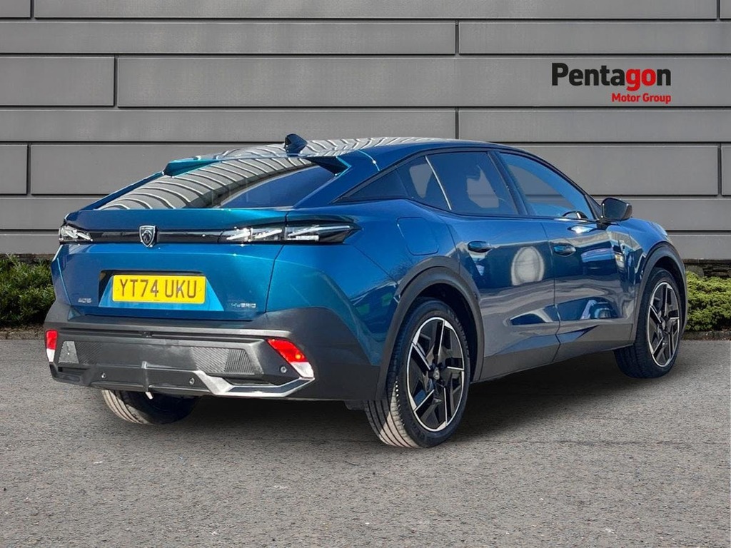 Peugeot 408 1.6 12.4Kwh Gt Fastback Plug In Hybrid YT74UKU Blue #4