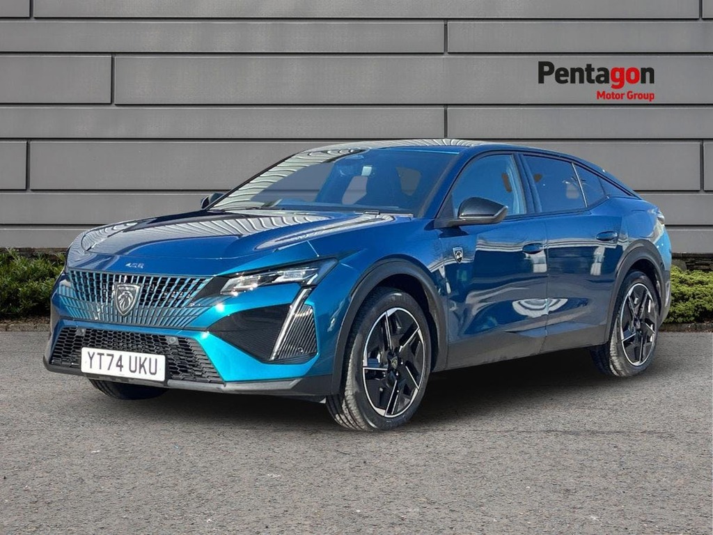 Peugeot 408 1.6 12.4Kwh Gt Fastback Plug In Hybrid YT74UKU Blue #3