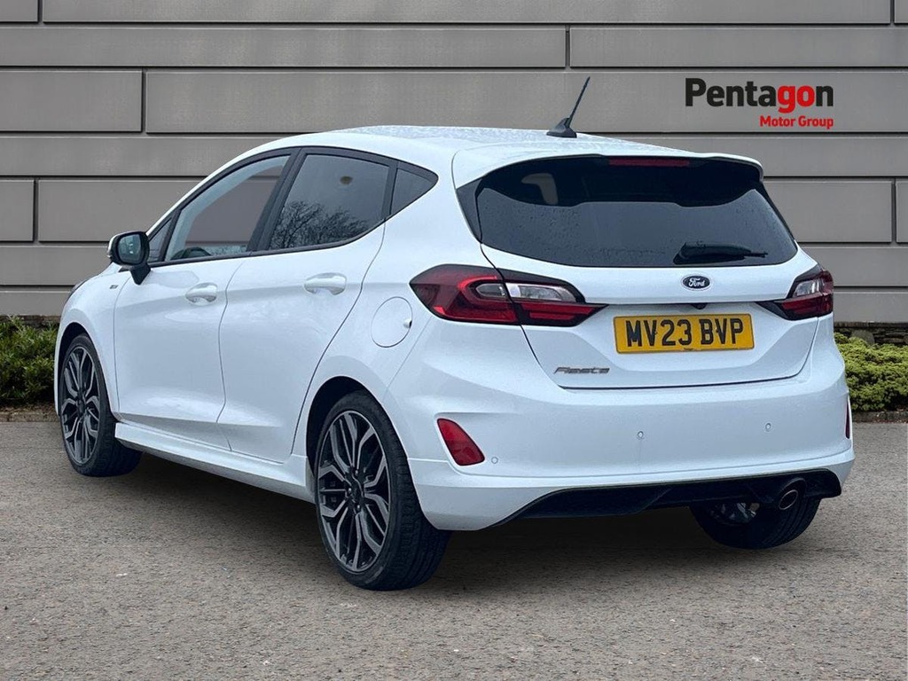 Ford Fiesta 1.0T Ecoboost St Line X Hatchback Manua MV23BVP White #2