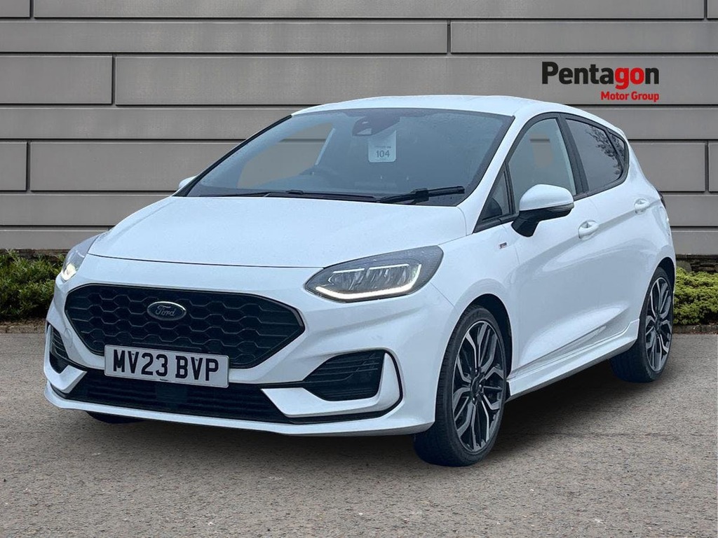 Ford Fiesta 1.0T Ecoboost St Line X Hatchback Manua MV23BVP White #3