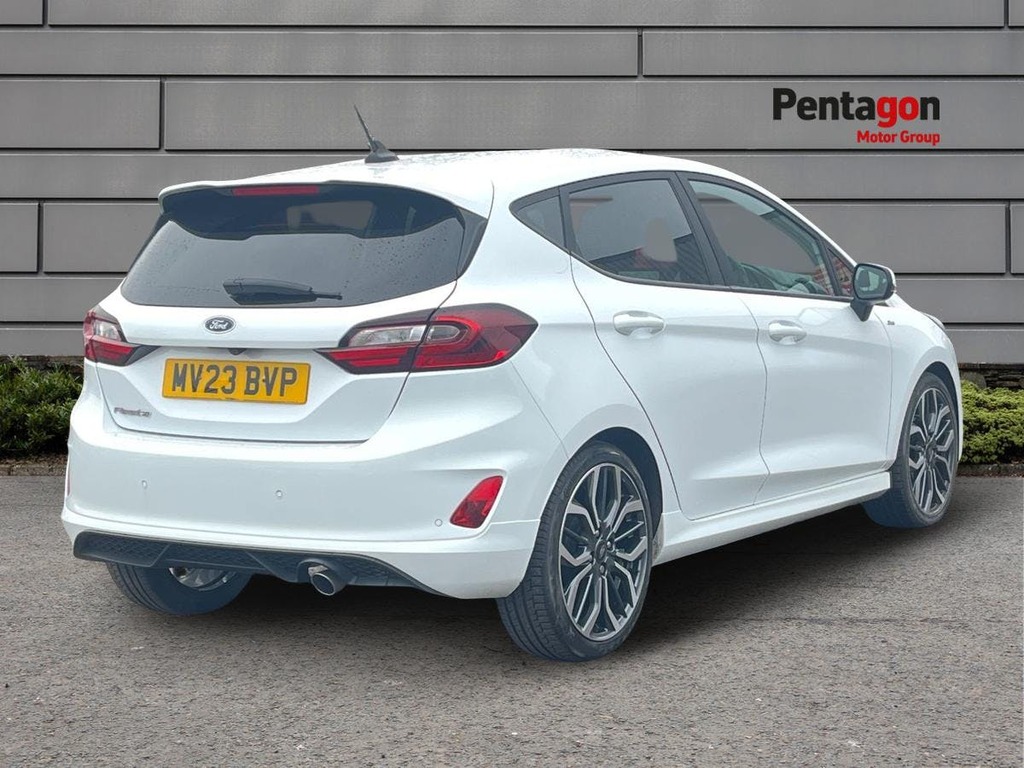 Ford Fiesta 1.0T Ecoboost St Line X Hatchback Manua MV23BVP White #4