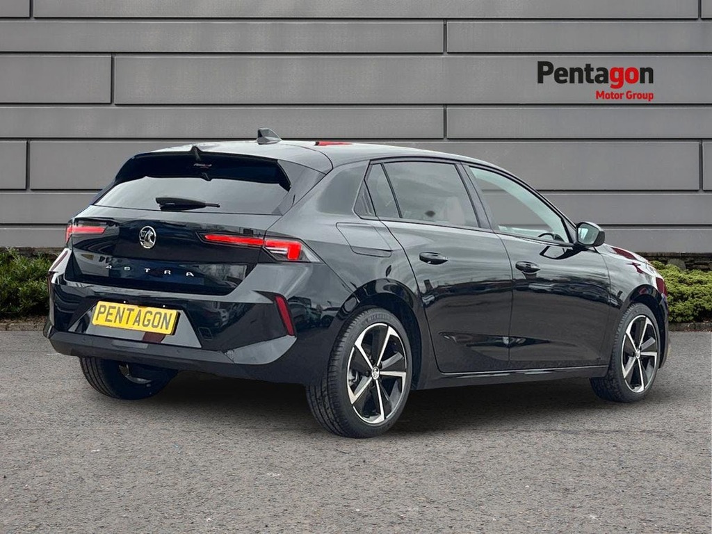 Vauxhall Astra 1.2 Turbo Griffin Hatchback Euro FG26OGU Black #4