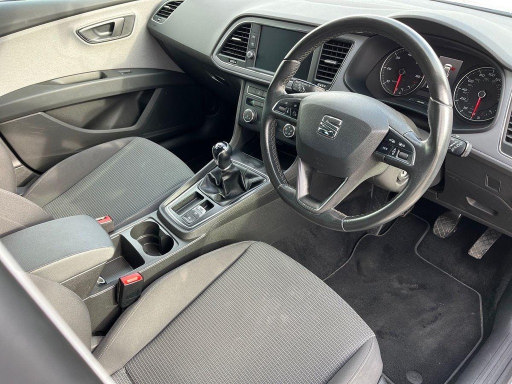 Seat Leon 1.6 Tdi Se Dynamic Estate Euro 6 Silver #5