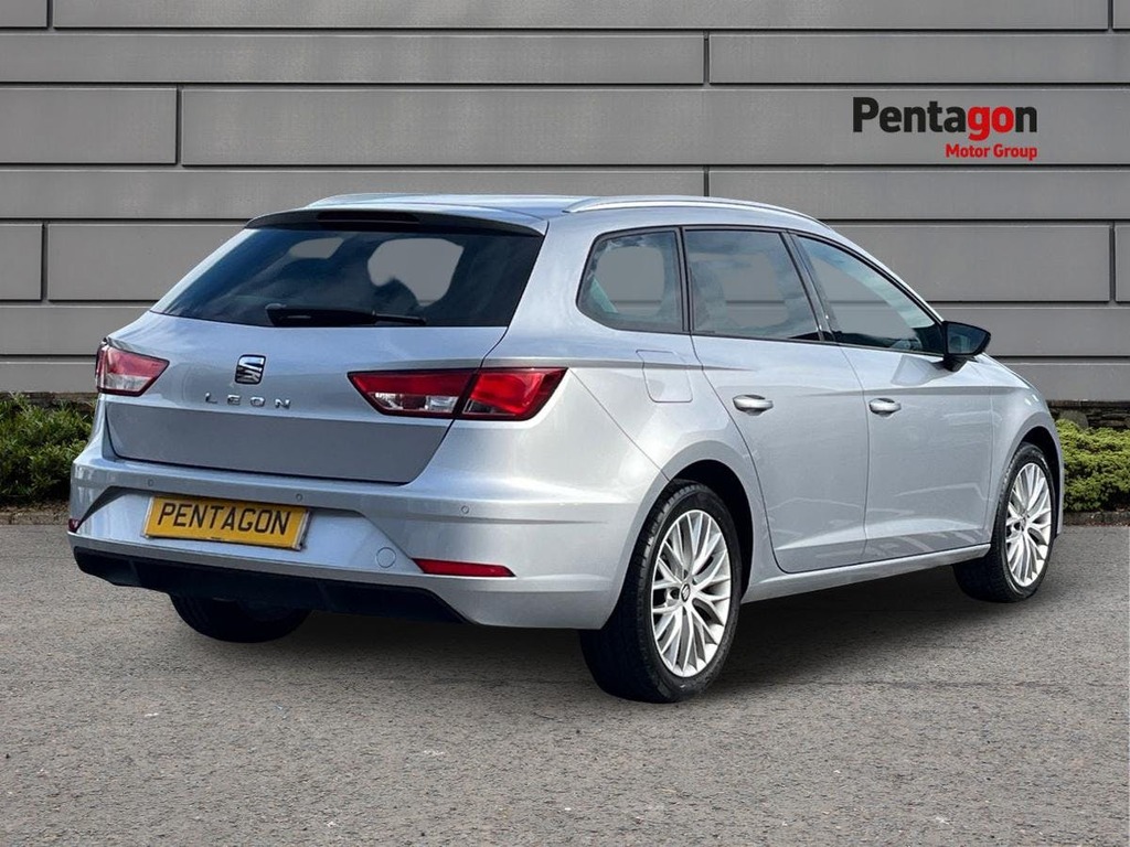 Seat Leon 1.6 Tdi Se Dynamic Estate Euro 6 Silver #4