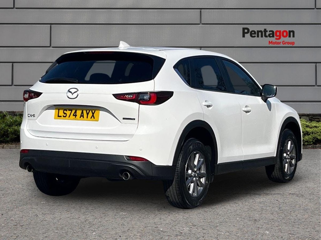 Mazda CX-5 2.0 E Skyactiv G Mhev Centre Line Suv M LS74AYX White #4