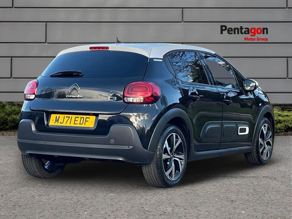 Citroen C3 1.2 Puretech Shine Plus Hatchback Manua MJ71EDF Black #4