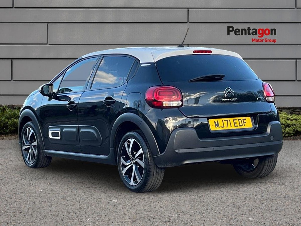 Citroen C3 1.2 Puretech Shine Plus Hatchback Manua MJ71EDF Black #2