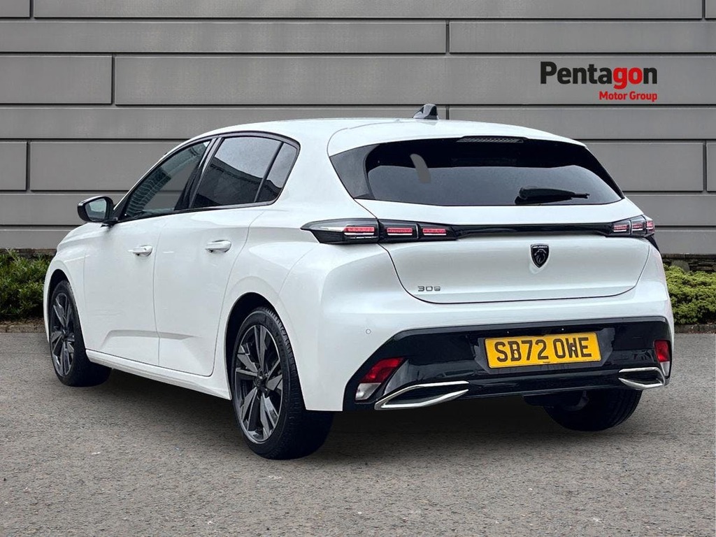 Peugeot 308 1.2 Puretech Allure Hatchback Eat Euro White #2