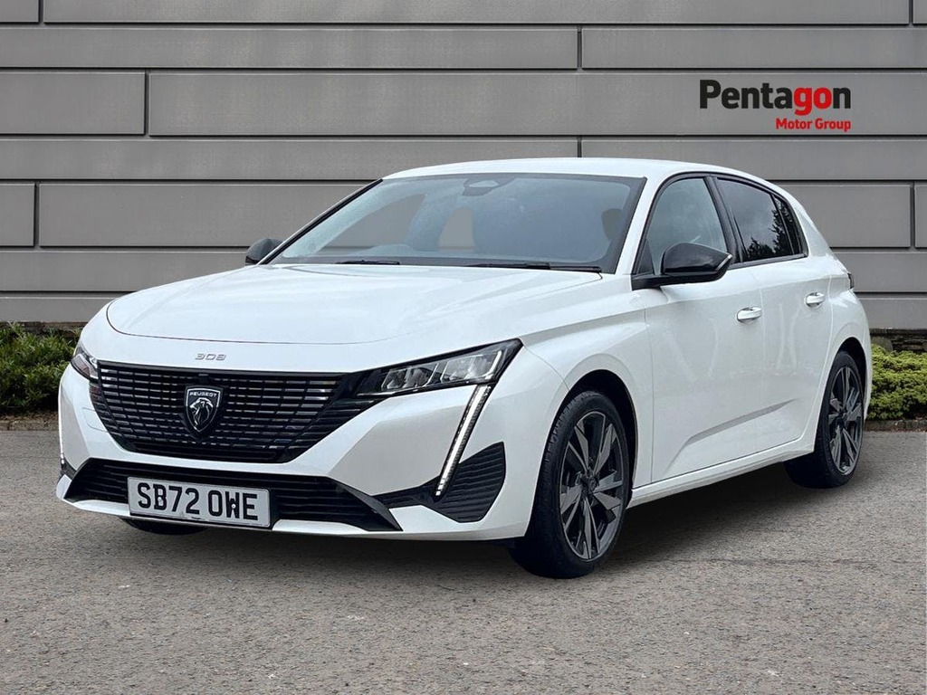 Peugeot 308 1.2 Puretech Allure Hatchback Eat Euro White #3
