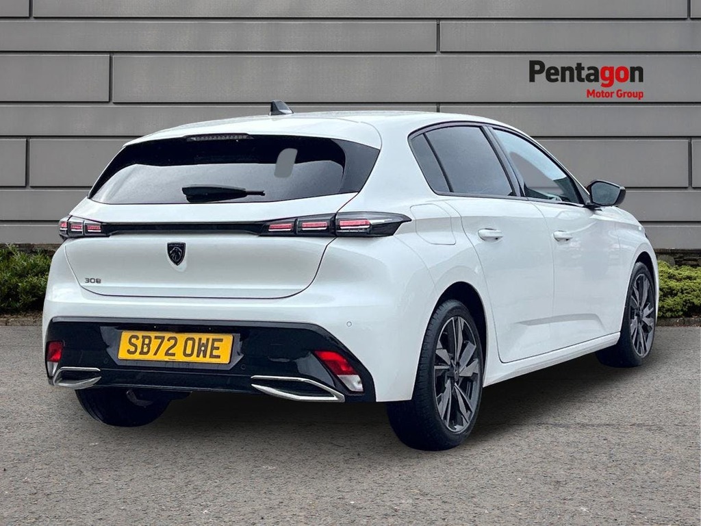 Peugeot 308 1.2 Puretech Allure Hatchback Eat Euro White #4
