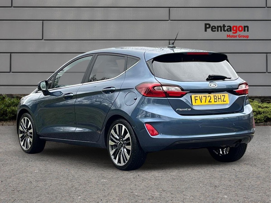 Ford Fiesta 1.0T Ecoboost Titanium X Hatchback Manu FV72BHZ Blue #2