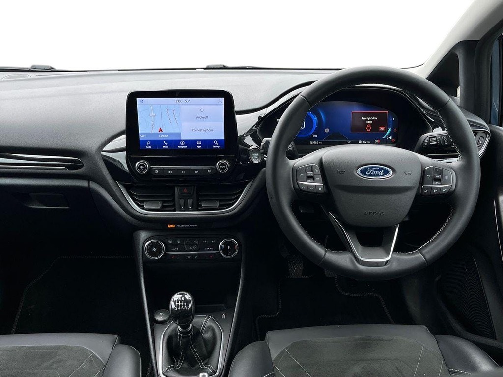 Ford Fiesta 1.0T Ecoboost Titanium X Hatchback Manu FV72BHZ Blue #6