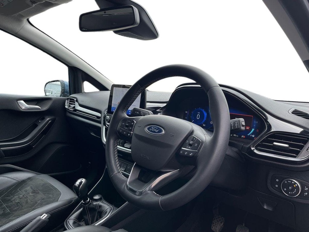 Ford Fiesta 1.0T Ecoboost Titanium X Hatchback Manu FV72BHZ Blue #5