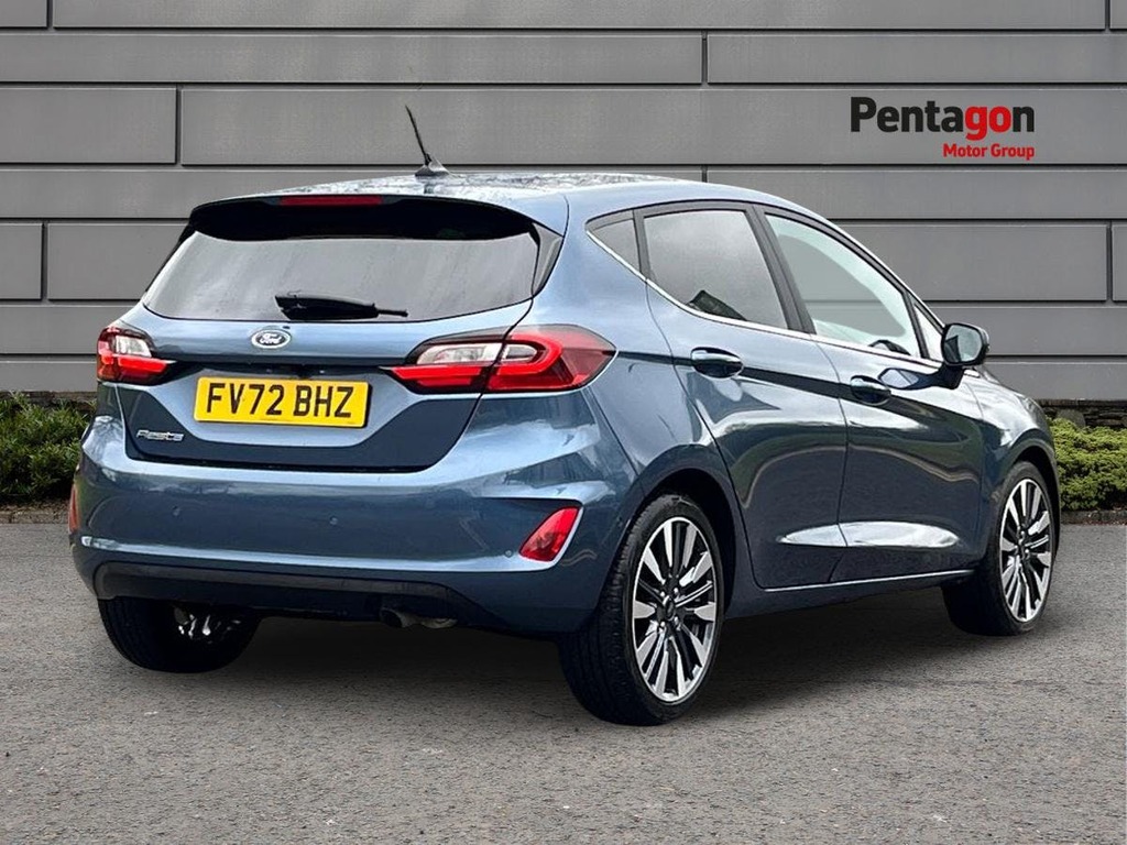 Ford Fiesta 1.0T Ecoboost Titanium X Hatchback Manu FV72BHZ Blue #4