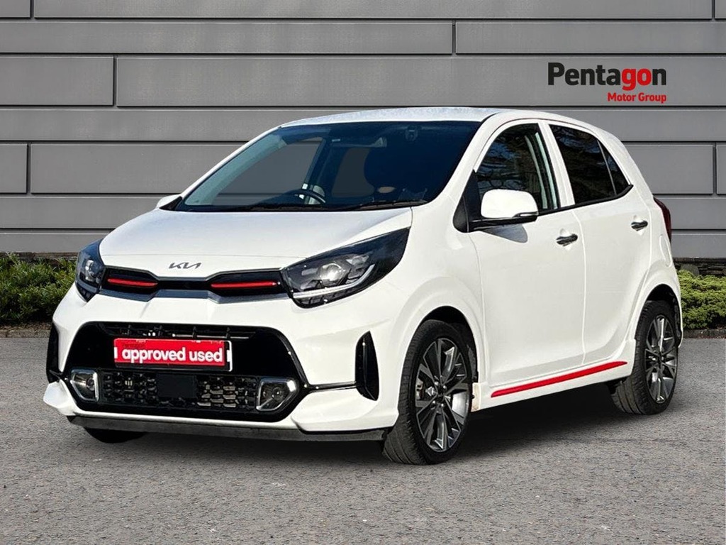 Kia Picanto 1.0 T Gdi Gt Line S Hatchback Eu FV73KZG White #3