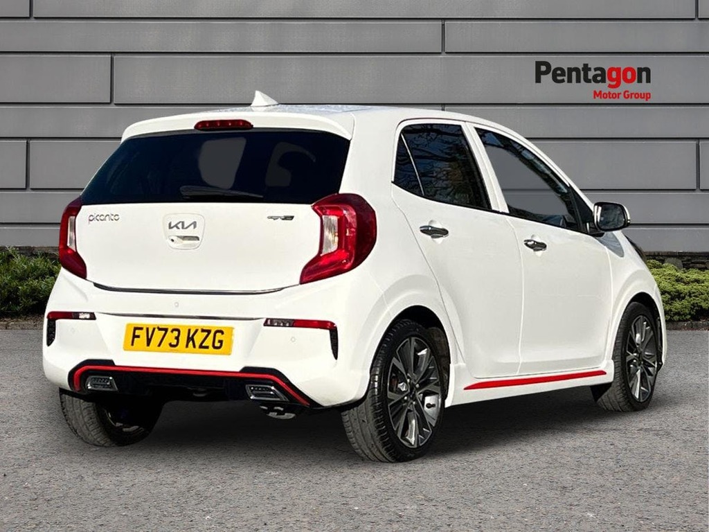 Kia Picanto 1.0 T Gdi Gt Line S Hatchback Eu FV73KZG White #4