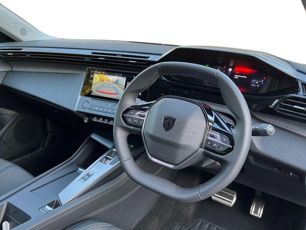Peugeot 408 1.2 Hybrid Allure Fastback Hybrid E Dsc FV25GPE White #5