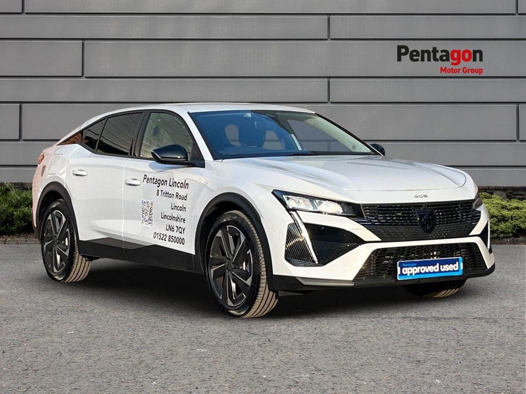 Peugeot 408 1.2 Hybrid Allure Fastback Hybrid E Dsc White